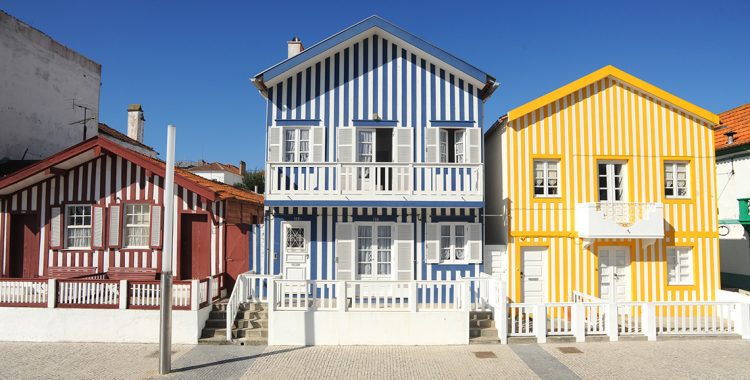 Aveiro - Typical Costa Nova Houses